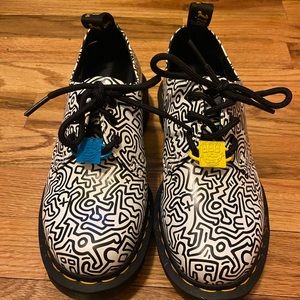 Dr Martens Keith Haring collab Oxfords